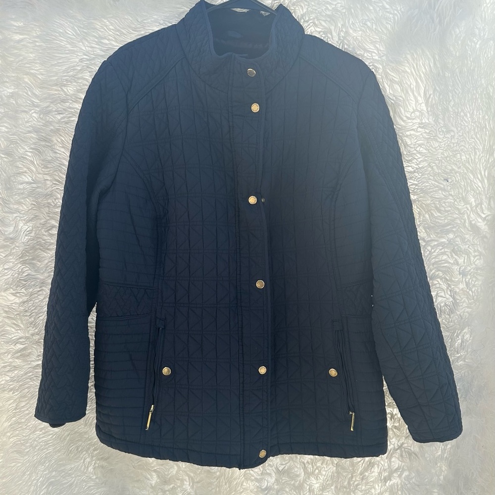 Weatherproof Navy Quilted Jacket